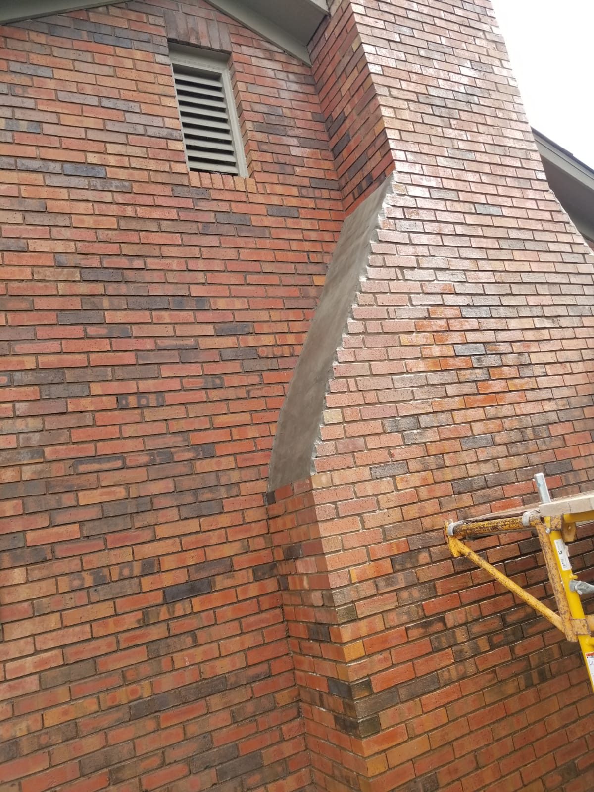 Brick chimney mortar repair and tuckpointing by Kkam Construction Indianapolis, IN Brick chimney mortar repair and tuckpointing by Kkam Construction Indianapolis, IN